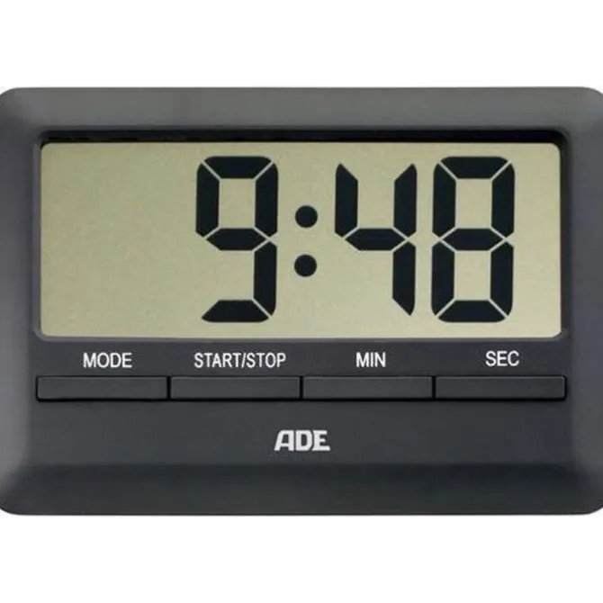 ADE digitale timer kunststof zwart