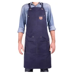 Alaskan Maker N°515 schort katoen Navy Blue
