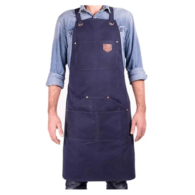 Alaskan Maker N°515 schort katoen Navy Blue