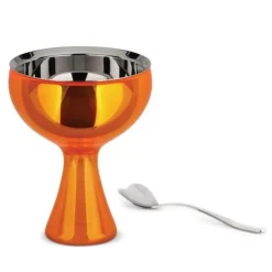 Alessi Big Love ijscoupe 250 ml kunststof oranje