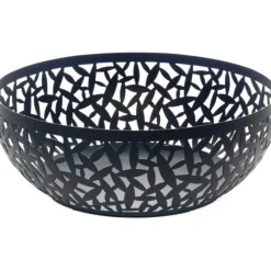 Alessi Cactus! fruitschaal rond ø 21 cm staal zwart
