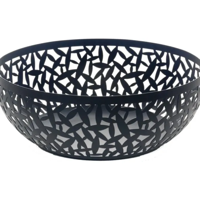 Alessi Cactus! fruitschaal rond ø 21 cm staal zwart