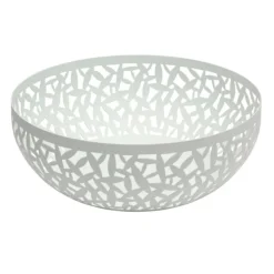 Alessi Cactus! fruitschaal rond ø 29 cm rvs wit