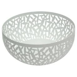 Alessi Cactus! fruitschaal rond ø 21 cm staal wit
