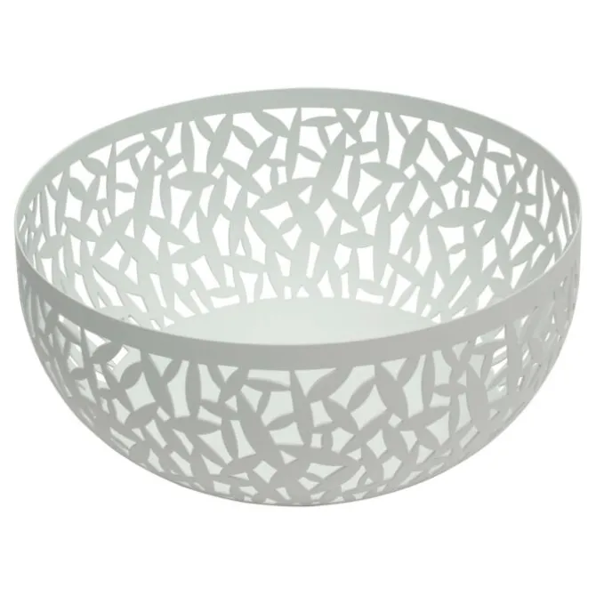 Alessi Cactus! fruitschaal rond ø 21 cm staal wit