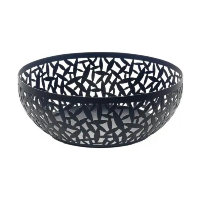 Alessi Cactus! fruitschaal rond ø 29 cm rvs zwart