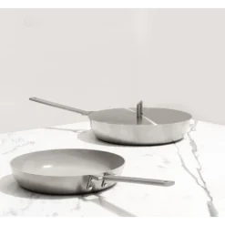 Alessi DC114/28 Convivio hoge koekenpan ø 28 cm rvs