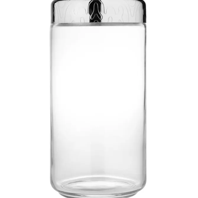 Alessi Dressed voorraadpot 1,5 liter rvs glas