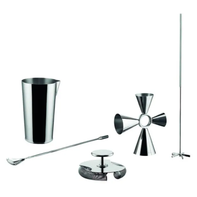 Alessi GIA25SET The Tending Box cocktailset rvs 5-delig