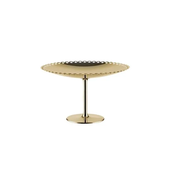 Alessi Il Tornitore Matto ITM06 BR Edges taartplateau ø 23,9 cm rvs