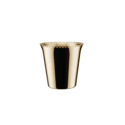 Alessi Il Tornitore Matto ITM10 BR Edges ijsemmer 23 cm rvs bronskleurig