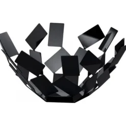 Alessi La Stanza dello Scirocco fruitschaal ø 27,5 cm rvs zwart
