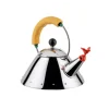 Alessi Michael Graves fluitketel 1 liter rvs geel