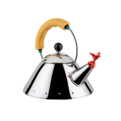 Alessi Michael Graves fluitketel 1 liter rvs geel