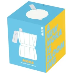Alessi Moka David Chipperfield mokapot 3 kops aluminium