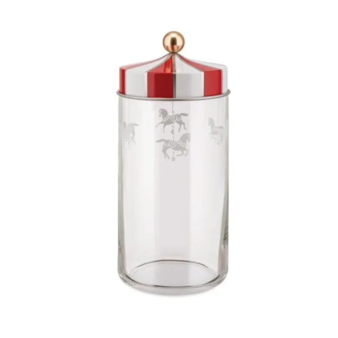 Alessi MW30/150 Circus voorraadpot 1,5 liter glas
