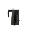 Alessi Ossidiana mokapot 3-kops aluminium glans