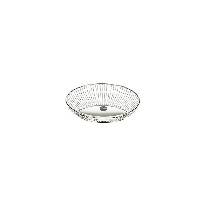 Alessi ovale draadmand 28 x 20 cm rvs glans
