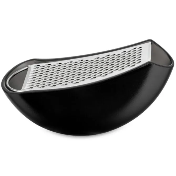 Alessi Parmenide rasp kunststof rvs zwart
