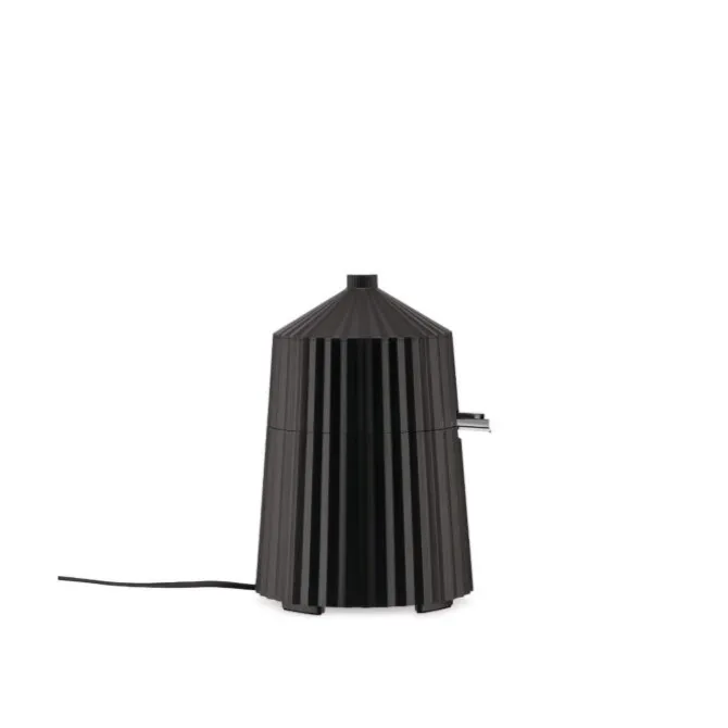 Alessi Plissé elektrische citruspers kunststof zwart