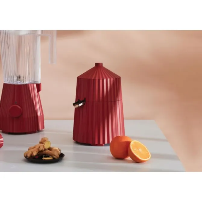Alessi Plissé elektrische citruspers kunststof wit