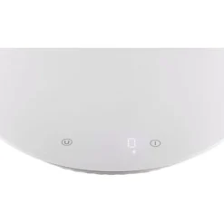 Alessi Plissé keukenweegschaal ø 27,5 cm glas wit