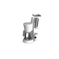 Alessi Plissé koffiezetapparaat 1,5 liter kunststof zwart