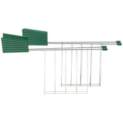 Alessi Plissé tostiklem rvs kunststof groen 2 stuks