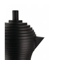 Alessi Pulcina percolator 1-kops aluminium volledig zwart