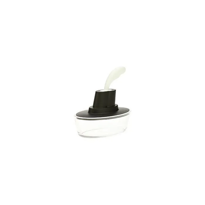 Alessi Ship Shape botervloot 15,5 cm kunststof zwart