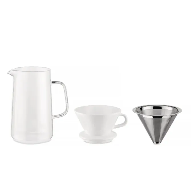 Alessi Slow Coffee KT01SET koffieset 4-delig