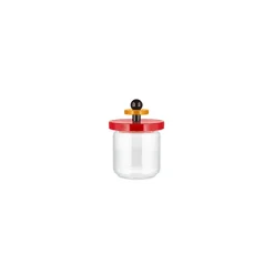 Alessi Twergi ES16/75 voorraadpot 750 ml glas hout rood