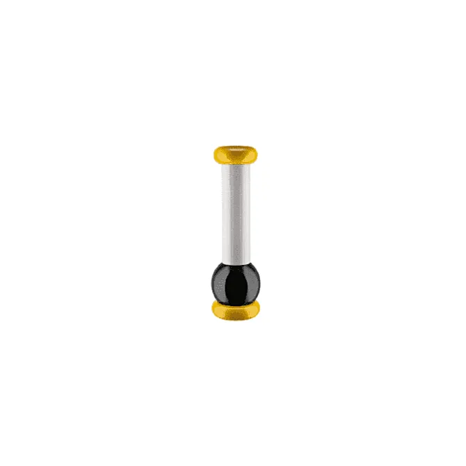 Alessi Twergi MP0210 1 pepermolen hout geel