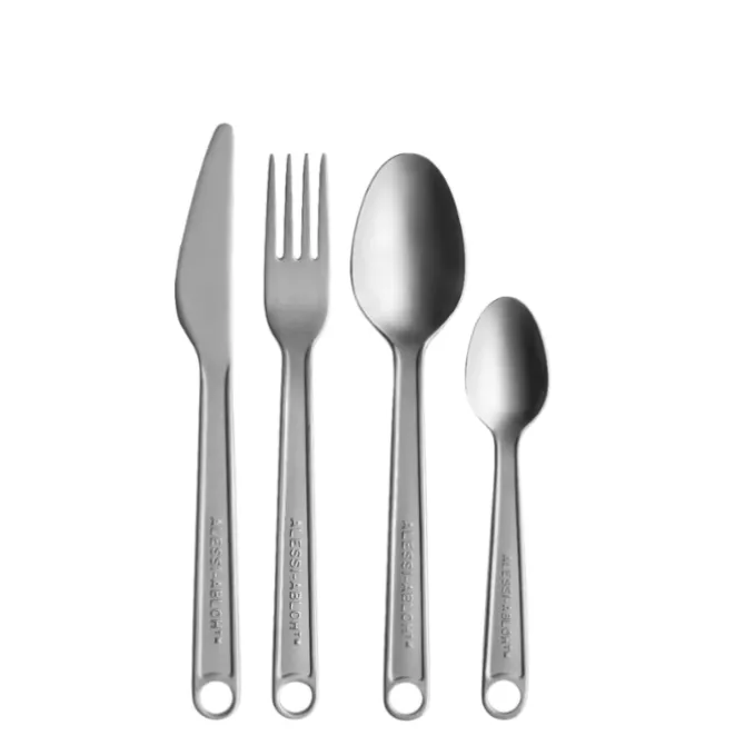 Alessi VA02S4 Conversational Objects bestekset 1-persoons rvs 4-delig