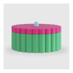 Anna Roos koektrommel Felgroen Fuchsia