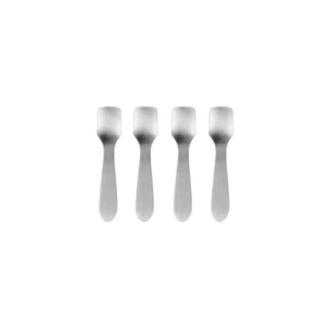 ASA Selection ijslepelset 11,2 cm rvs 4 stuks