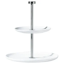 ASA Selection à Table 2-laags etagère porselein wit