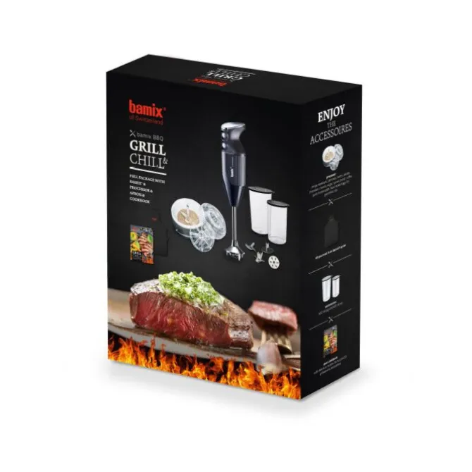 Bamix M200 BBQ-box Grill & Chill staafmixer 34 cm zwart