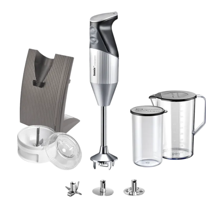 Bamix Swissline M200 staafmixer kunststof zilver