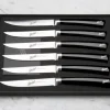 Berkel Elegance steakmessenset zwart 6 stuks