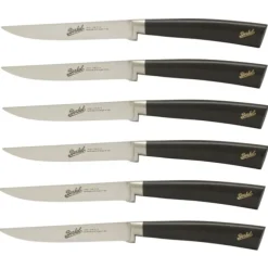Berkel Elegance steakmessenset zwart 6 stuks