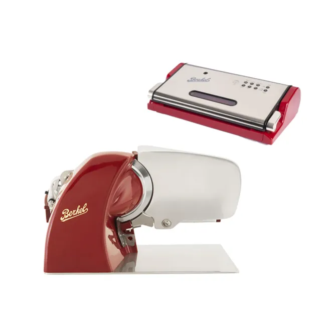Berkel Home Line Plus 200 snijmachine rood + vacuümmachine