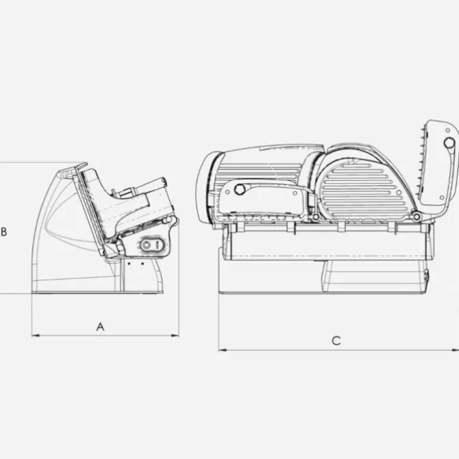 Berkel Home Line Plus 200 snijmachine ø 20 cm mat rood