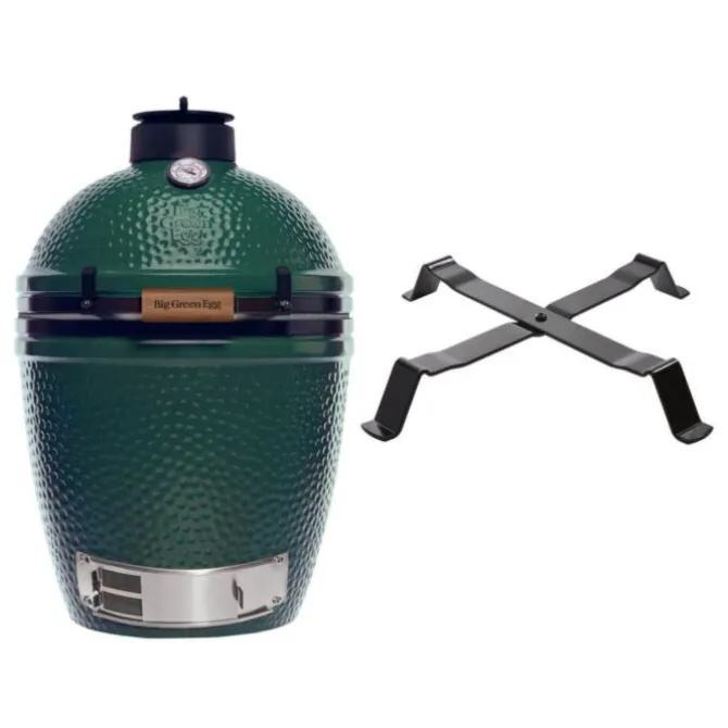 Big Green Egg Large barbecue ø 47 cm keramiek groen met Table Nest
