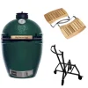 Big Green Egg Medium barbecue ø 38 cm keramiek groen met IntEGGrated Nest, Handler en hoes