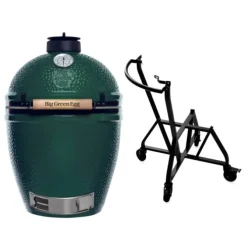 Big Green Egg Medium barbecue ø 38 cm keramiek groen met IntEGGrated Nest en Handler