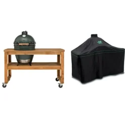 Big Green Egg Table incl. nest, wielen, hoes en Large barbecue