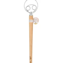 Birkmann Deense deegklopper met dubbele lus 34 cm rvs