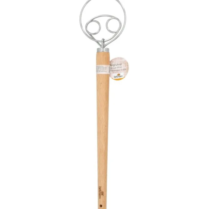 Birkmann Deense deegklopper met dubbele lus 34 cm rvs