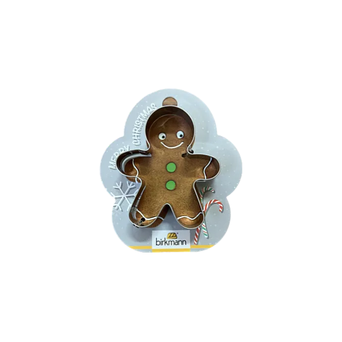 Birkmann Kerst Gingerman uitsteekvorm 6,2 cm rvs